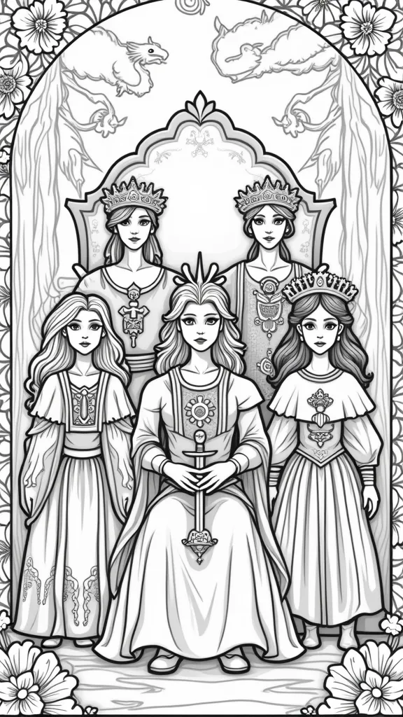 princes coloring page